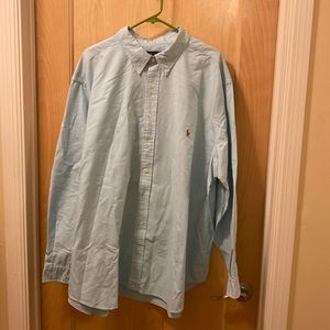 Light blue button up shirt